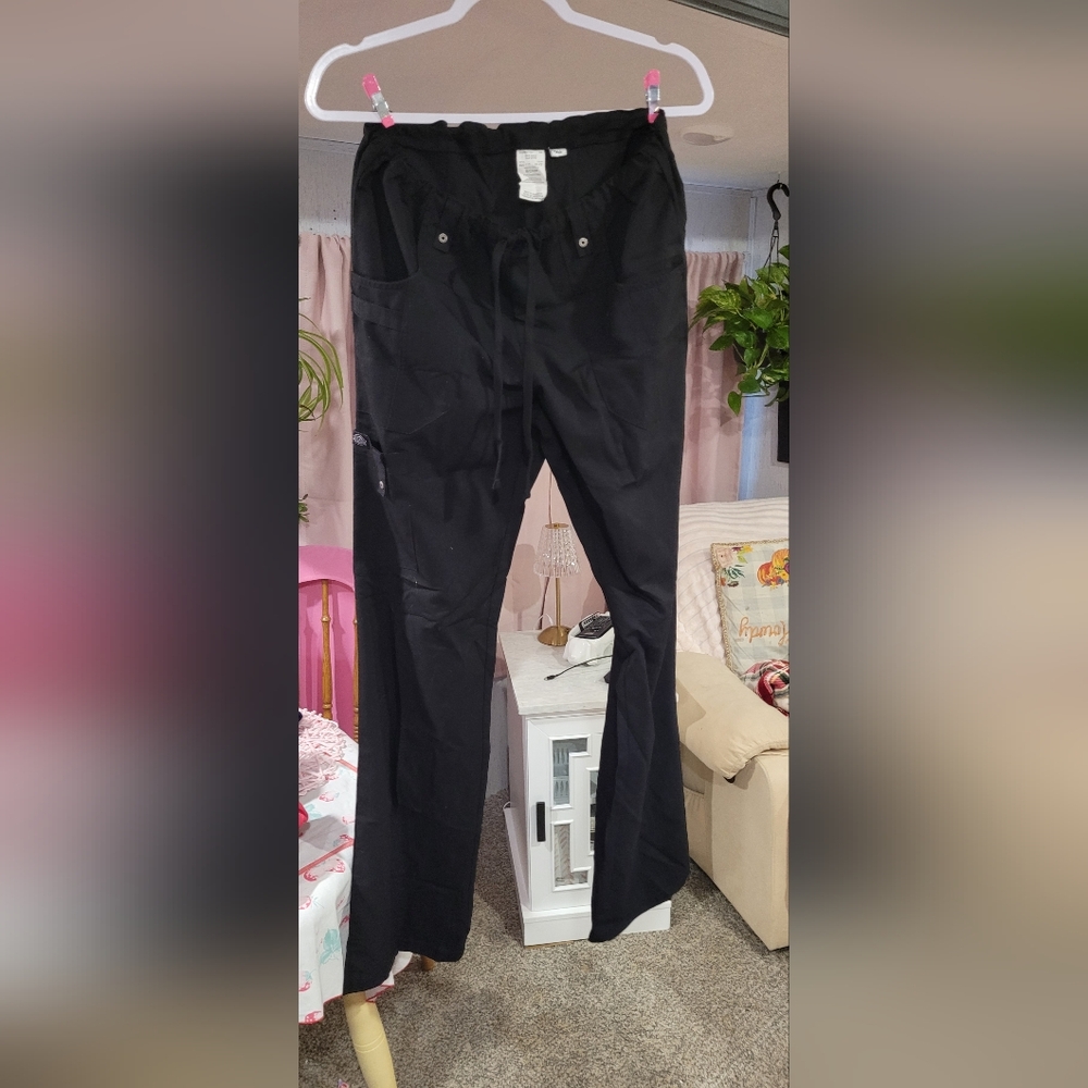 Dickies scrub pants black